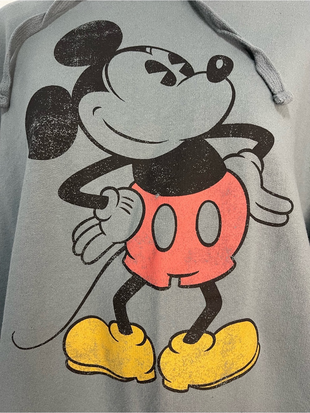 Disney Unisex Mickey Mouse Graphic Hoodie Sweatshirt PTP 28”-30” EUC - Picture 4 of 6
